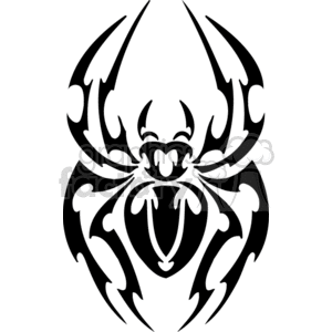 black widow spider tattoo. Tribal spider