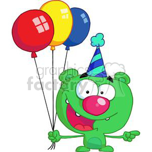 Soccer Birthday Party on Balloons Clip Art  Pictures  Vector Clipart  Royalty Free Images   2