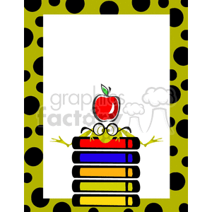 Flower Girl Picture Frame on School Books And Picture Frames Clip Art Image  Picture Art   134283