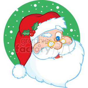 3852-Santa-Claus-Winking 