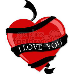 Heart clipart red