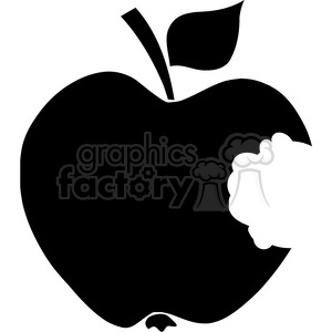Aplle on Free Clipart Picture Of A 12909 Rf Clipart Illustration Bitten Apple
