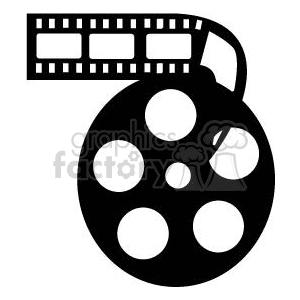 Royalty-Free movie border with popcorn Clip Art Image, Picture Art # 134089