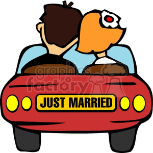 clip art wedding couple. Royalty-free clipart picture