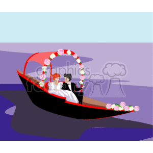 clip art wedding couple. Royalty-free clipart picture .