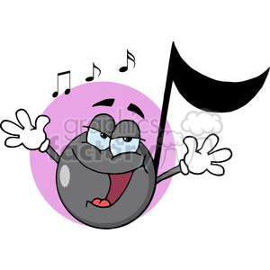 Music Free Vector on 3621 Musical Note Singing