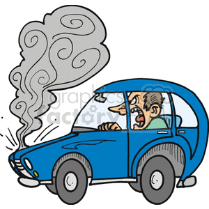 Cool  on Car In Clipart