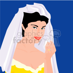 Clip art of Bride picture 146200 RoyaltyFree Vector Clipart by 
