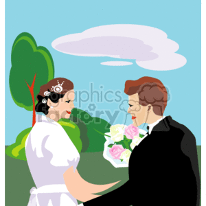 wedding weddings marriage bride groom wedding couple kiss001gif clip art