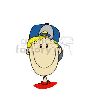 baseball cap clip art. Royalty-free clipart picture