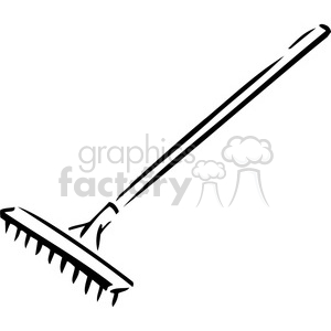 Tools Vector Free on Royalty Free Black And White Rake Clip Art Image  Picture Art   384957