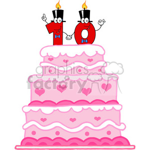 Birthday Cake Clipart on Free Clipart Picture Of A 128127 Rf Clipart Illustration Wedding Cake
