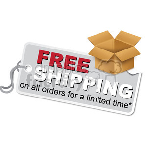 Free  Vector Graphics on Royalty Free Free Shipping Vector Tag 001 Clip Art Image  Picture Art