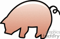 Cartoon Pig Outline