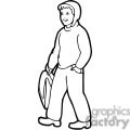 Royalty-Free Cartoon boy ready for his first day of school 382550 ...